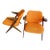 Bengt Ruda Triva Lounge Chairs - Mid Century Bengt Ruda for Nordiska Kompaniet Lounge Chair Pair For Sale