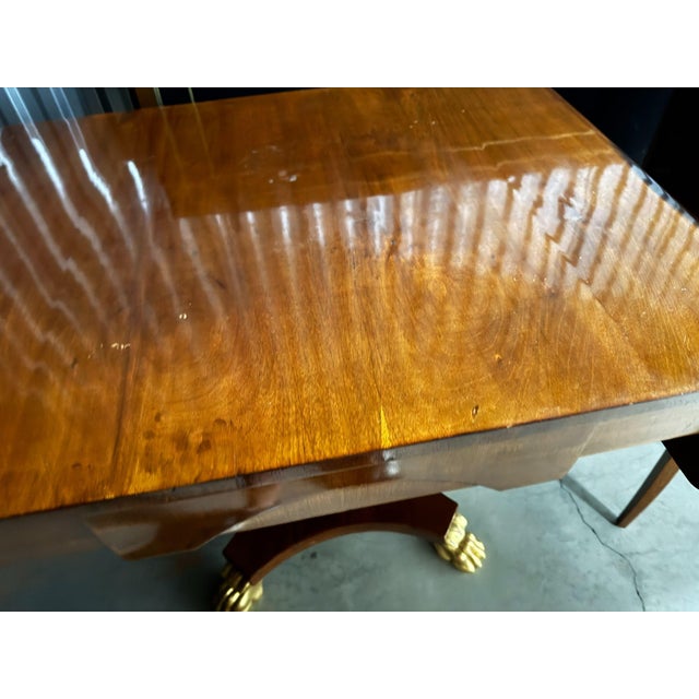 Karl Johan Biedermeier Style Drop Leaf Salon Accent Table For Sale In Chicago - Image 6 of 17