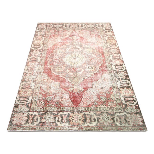 1940s 1940s Turkish Oushak Rug For Sale - Image 5 of 6