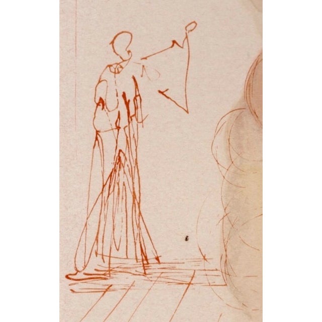 1960s Salvador Dali, Wrathful Souls, 1964, Woodcut For Sale - Image 5 of 8