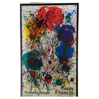 Sam Francis, Poster Lithograph, 1983 For Sale