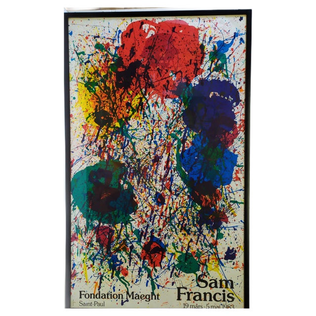 Sam Francis, Poster Lithograph, 1983 For Sale