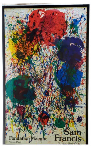 Sam Francis, Poster Lithograph, 1983