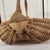 Farmhouse Vintage Handwoven Appalachian Wicker Buttocks Basket With Twisted Bentwood Handle For Sale - Image 3 of 12
