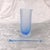 1970s Blue Cut to Clear Bar Ware Set With Serving Pitcher and Five Glasses - Set of 7 For Sale - Image 4 of 13