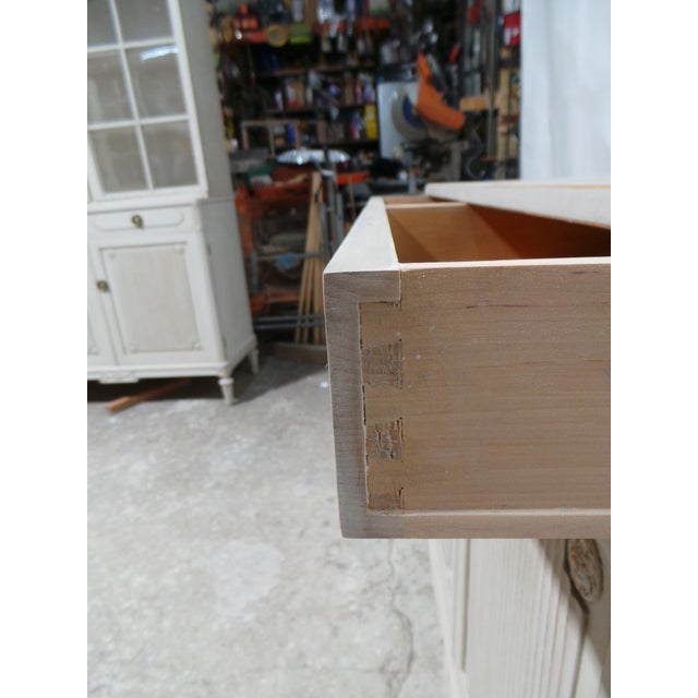 Wood Swedish Gustavian Style Sideboard For Sale - Image 7 of 9