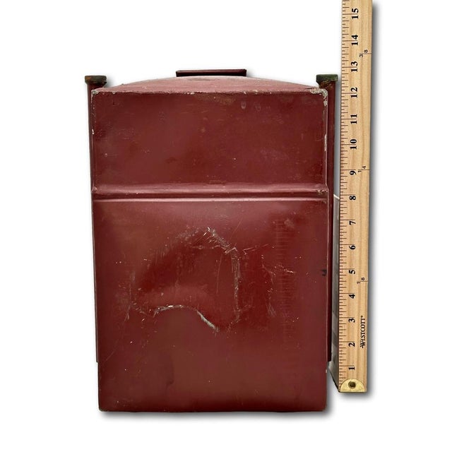 Rare Antique Mid 1850s Boston Massachusetts Home Lighting Natural Gas Meter Now for Unique Decorator Item For Sale - Image 17 of 18