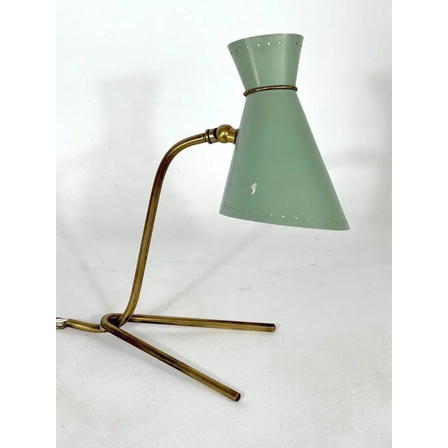 Stilnovo Mid-Century Brass Orientable Table or Wall Lamp from Stilnovo, 1950s For Sale - Image 4 of 13