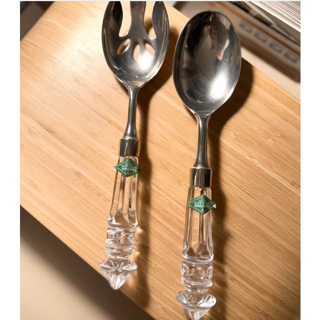 1960s Shannon Godinger "Versaille" | Salad Servers | Set of 2 For Sale In Los Angeles - Image 6 of 6