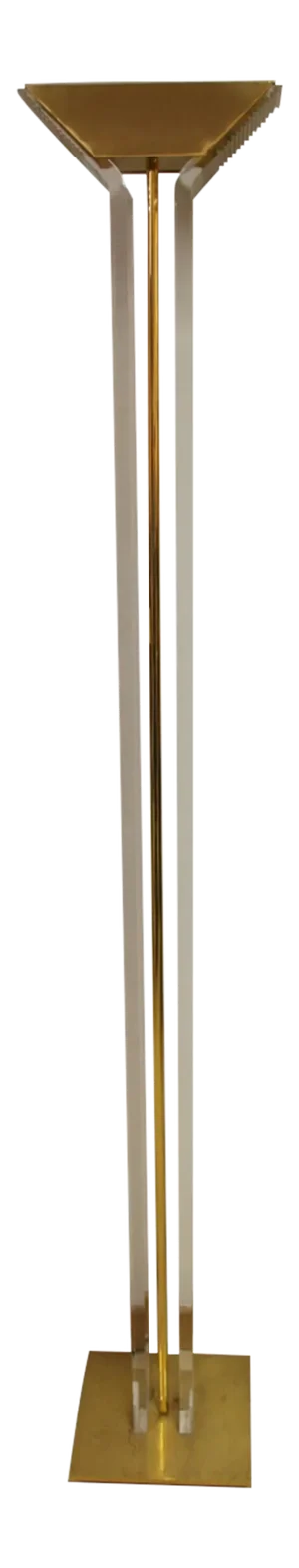 Acrylic Glass Floor Lamp, 1980s