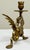 Vintage Brass Griffin Motif Candlestick Holder For Sale - Image 9 of 10