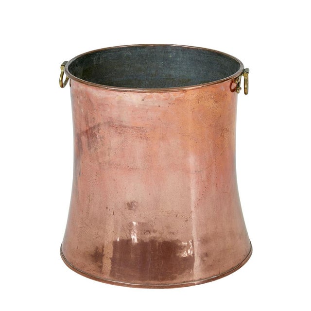 19th Century Copper and Brass Shaped Bucket, 1890s For Sale - Image 3 of 6