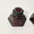 1970s Vintage Art Deco Depression Diamond Point Glass Centerpiece Candle Holders and Vase - Set of 3 For Sale - Image 4 of 12