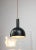 Metal Black and Brass Pendant Lamp For Sale - Image 7 of 14