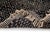 Black Speckled Solid Hand-Knotted Wool Rug | 10'11" X 6'4" | One of a Kind For Sale - Image 8 of 10