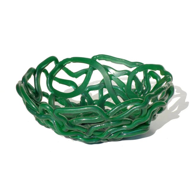 All Fruits Fish Bowl in Green Resin by Gaetano Pesce, 2004 For Sale - Image 6 of 6
