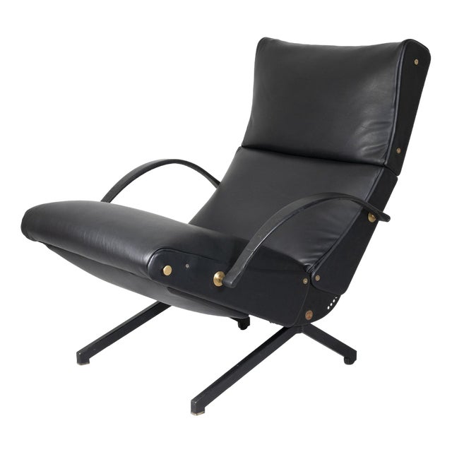 Vintage P40 Adjustable Armchair by Osvaldo Borsani for Tecno, 1956 For Sale