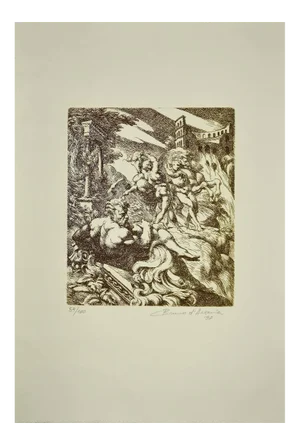 Bruno Bruni, Mythological Figures, Etching, 1997