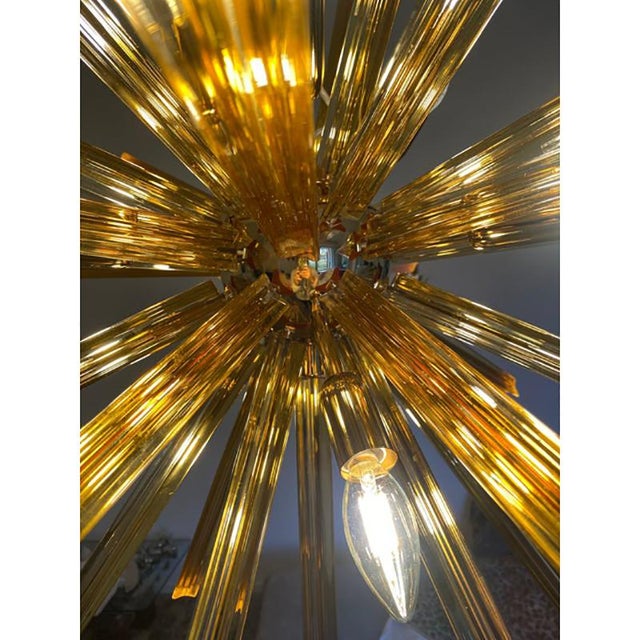 Sputnik Chandelier in Murano Glass Style by Simoeng For Sale - Image 3 of 11