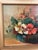 English Vintage Oil Painting Still Life Floral Flowers by W. Rüegg. 1931. For Sale - Image 3 of 6