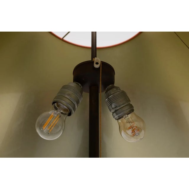 Baroque Baroque Revival Brass Floor Lamp, France, 1950s For Sale - Image 3 of 8