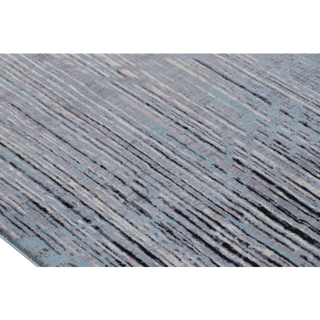 Rug & Kilim’s Contemporary Abstract Rug With Geometric Patterns “Hailstorm” For Sale In New York - Image 6 of 7