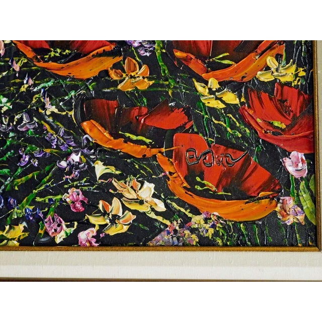 Maya Eventov "Untitled" Original Acrylic on Canvas, H.Signed For Sale - Image 9 of 9