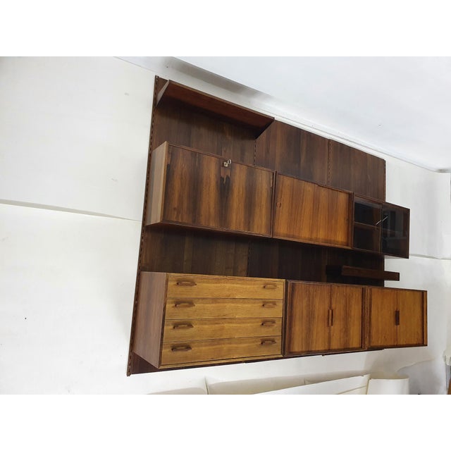 Wall Unit by K. Kristiansen for Feldballes Mobelfabrik, 1960s For Sale - Image 10 of 18