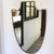 Vintage Italian Patinated Brass Shield Mirror, 1950s For Sale - Image 14 of 14