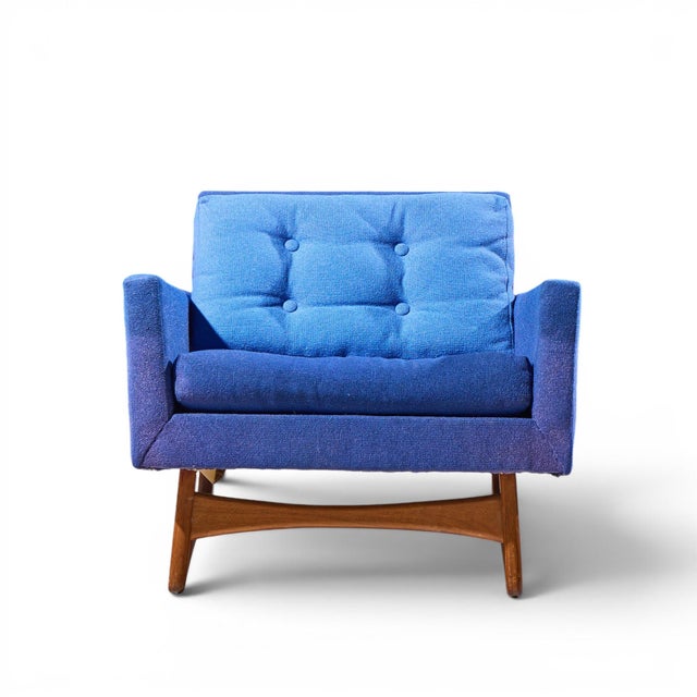 Adrian Pearsall for Craft Associates 2406-C Mid Century Walnut Lounge Chair This chair measures: 31 wide x 34 deep x 27...