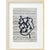 Contemporary 14.6" by 17.3" Natural Wood Shadow Box Framed Original Drawings 'Black and White Floral Abstractions on Music Score Sheets' #4 - Wall Gallery For Sale - Image 3 of 11