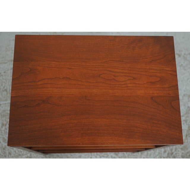 Arts & Crafts Stickley Cherry 4 Tier Open End Table For Sale - Image 3 of 12