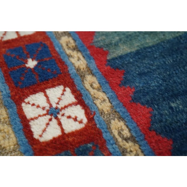 Antique Caucasian Talish Rug 5'1'' X 10'11'' For Sale - Image 4 of 12