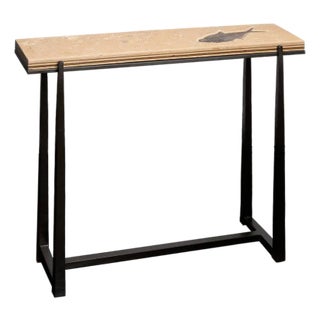 Small Fossil Console Table 6334t For Sale