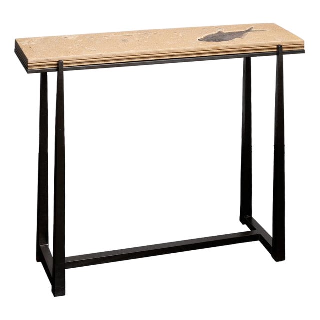 Small Fossil Console Table 6334t For Sale