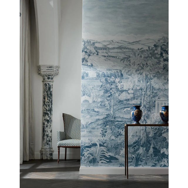 A bespoke artwork crafted by artisan muralist Melissa White Arcadian Thames was commissioned by Zoffany especially for...