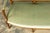 18th Century French Louis XVI Walnut Settee With Celadon Velvet For Sale - Image 4 of 18