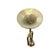 1970s MCM Vintage Brass Bugle Trumpet Shaped Stacked Candlestick Holders- Set of 3 For Sale - Image 5 of 8