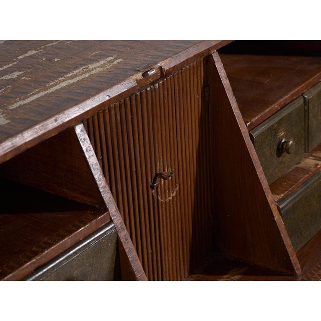 Antique Swedish Painted Secretaire with Drawers For Sale - Image 18 of 18