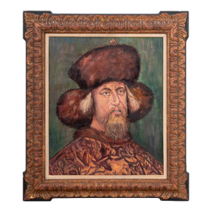 After Antonio Pisanello, Sigismund of Luxembourg, Oil on Canvas