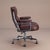 Mid-Century Modern Eames Time Life Executive Chair in Original Bordeaux Leather by Herman Miller For Sale - Image 3 of 12