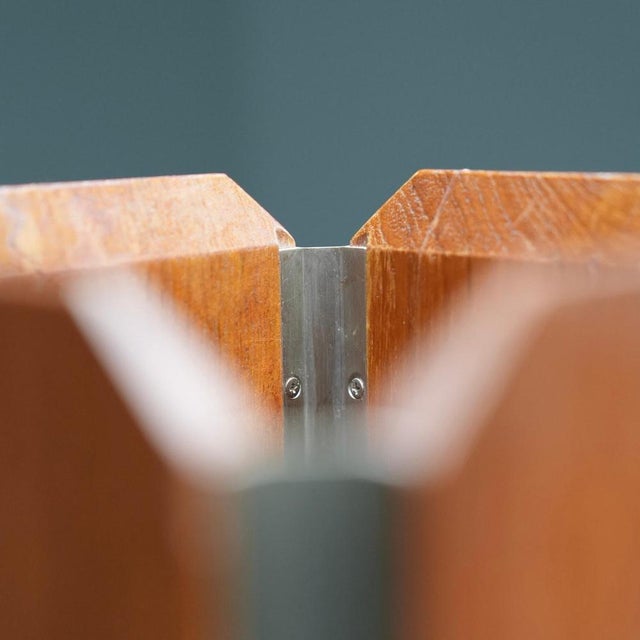 1950s Umbrella Stand in Walnut and Metal attributed to Ico & Luisa Parisi for Stildomus, Italy, 1950s For Sale - Image 5 of 12