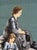 Late 19th Century Antique C1870s French Victorian Beaded Tapestry, Mother, Child For Sale - Image 5 of 7