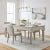 Dimensions: 79"W x 46"D x 31"H Disclaimer: To ensure your table arrives safely, we do not include the glass top with this...