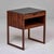 1960s Langkilde Danish Mid-Century Rosewood Side Table With Black Glass Top For Sale - Image 5 of 12