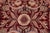 Shabby Chic Shabby Chic 1990's Pak-Persian Red/Beige Wool Rug - 9'2'' X 12'4'' For Sale - Image 3 of 9