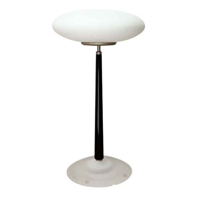 Postmodern Italian Black Model Pao T1 Table Lamp by Matteo Thun for Arteluce, 1990s For Sale