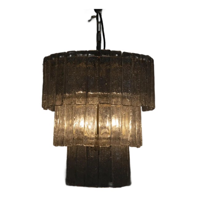 NOIR Bruna Chandelier, Small, Metal with Brass Finish For Sale