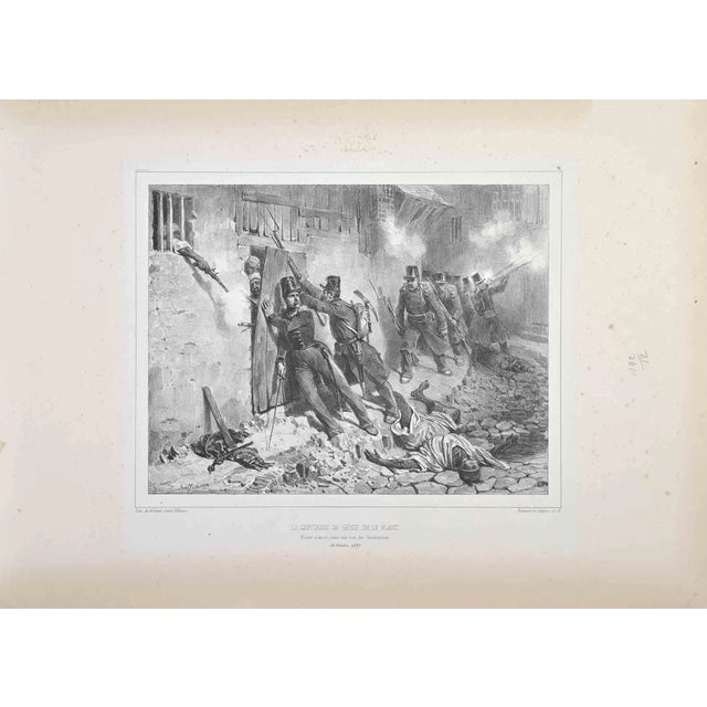 Auguste Raffet, Le Capitaine De Genie, Lithograph, 1837 For Sale