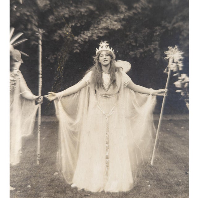 Paper Early 20th Century English Photograph of Girls in Pageant or Play Costumes For Sale - Image 7 of 12